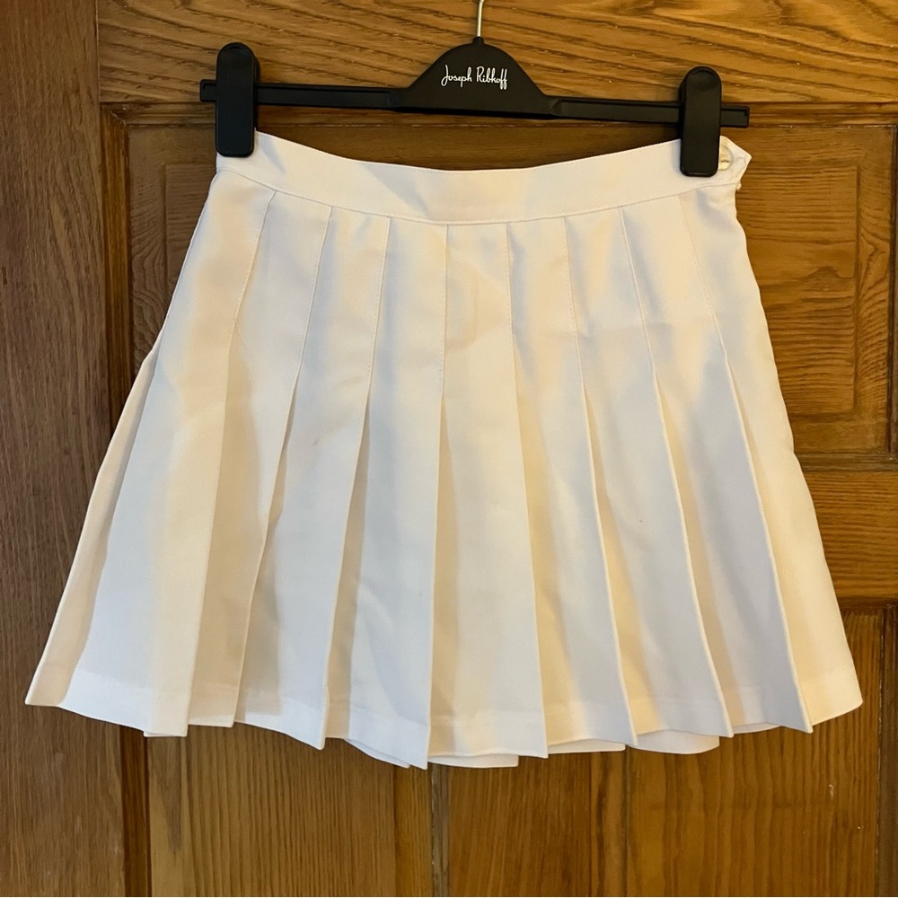 LA apparel white tennis skirt